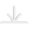 Ekena Millwork Richland Architectural Grade PVC Gable Bracket, 84"W x 52 1/2"H x 6"D x 6"F, 15/12 Pitch GBP084X53X0606RIC00 - alternate 3